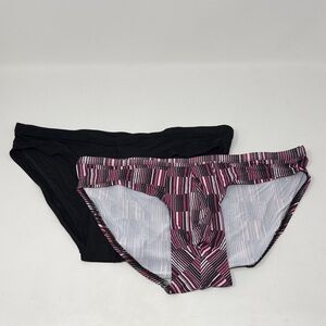 Jockey Men’s 2pk Microfiber Bikini Briefs, Large